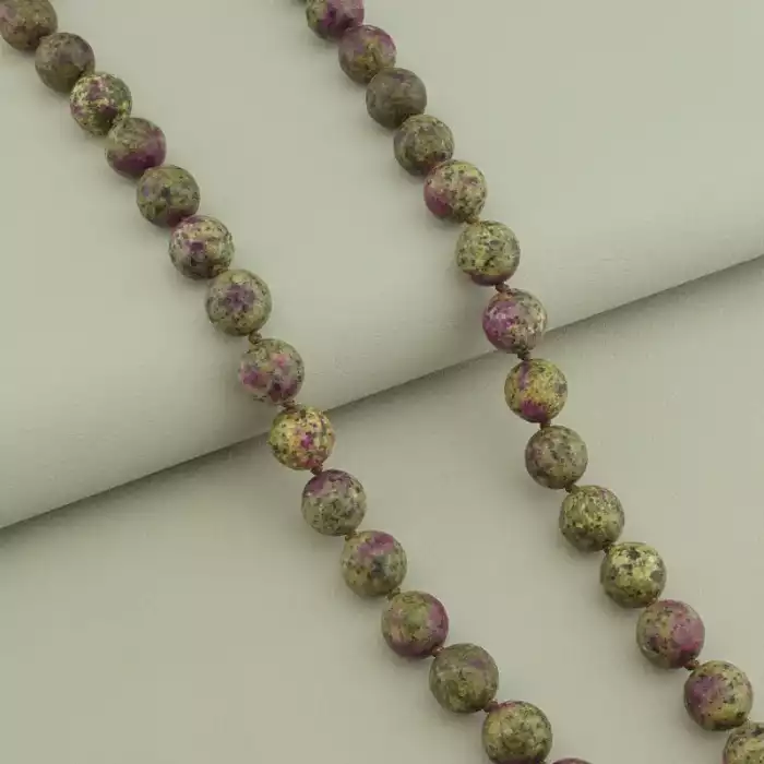 🏷️️ Намисто цоізит 62 см ss_66432