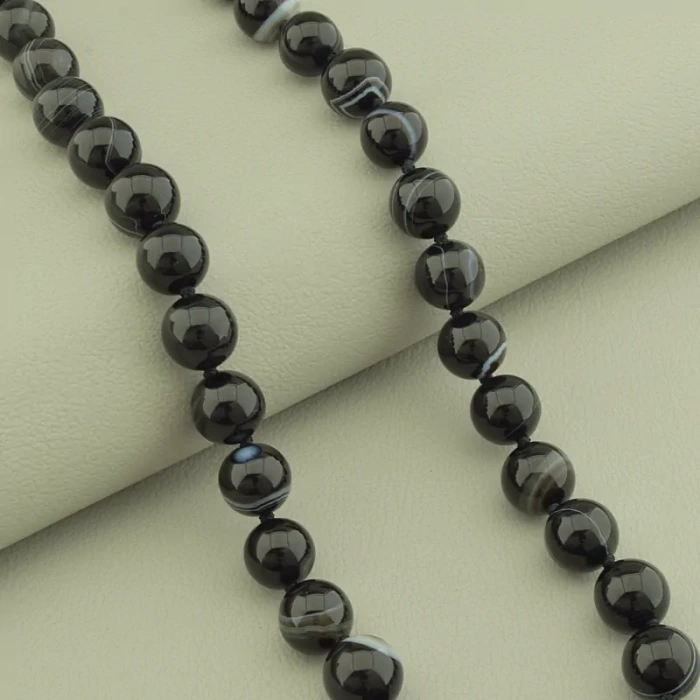 🏷️️ Намисто Агат 46 см. ss_102220