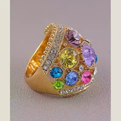 🏷️️ Перстень Сrystal (позолота 18к) F-42980