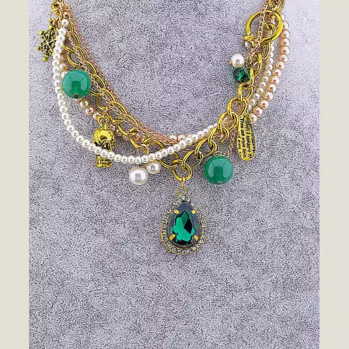 🏷️️ Підвіска Чеський кришталь 47 см FJ ss_45302