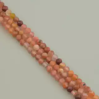 Намистини Сердолік 40 см 3,5 мм на нитці (натуральне каміння, без застібки)