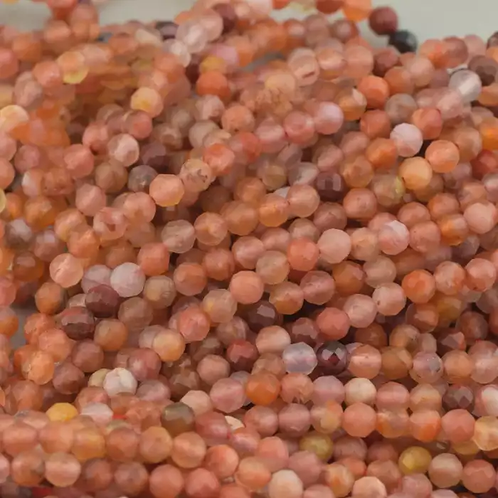 🏷️️ Нитка Сердолік 40 см 3,5 мм (без замка) ss_69029