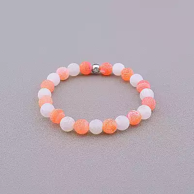 🏷️️ Браслет резинка Агат 18 см F-81069