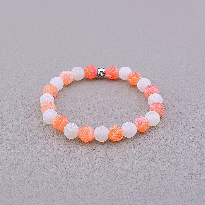 🏷️️ Браслет резинка Агат 18 см ss_81069