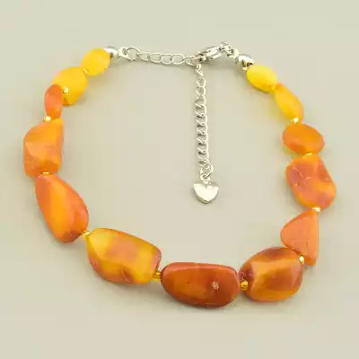 Браслет на карабіні Янтар 20 см