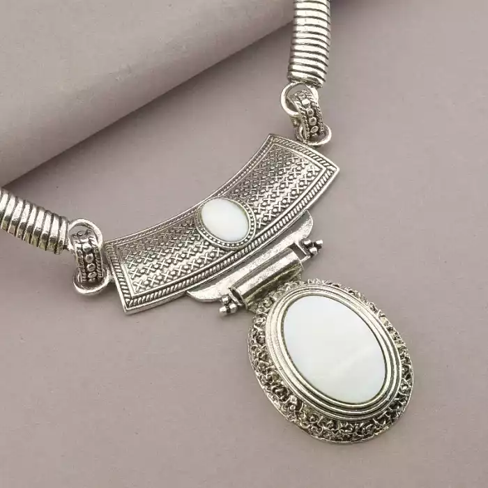 🏷️️ Підвіска-ланцюжок Перламутр 45 см ss_10972