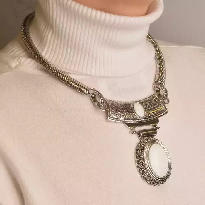 🏷️️ Підвіска-ланцюжок Перламутр 45 см ss_10972