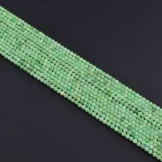 Намистини Смарагд 39 см 3.3 мм. (без застібки)