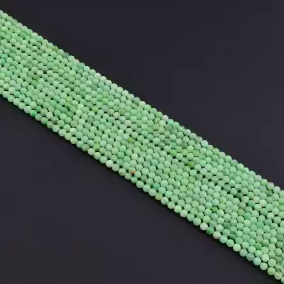 Намистини Смарагд 39 см 3.3 мм. (без застібки)