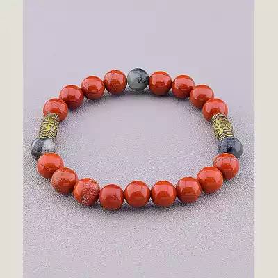 🏷️️ Браслет резинка Яшма 18 см F-71312