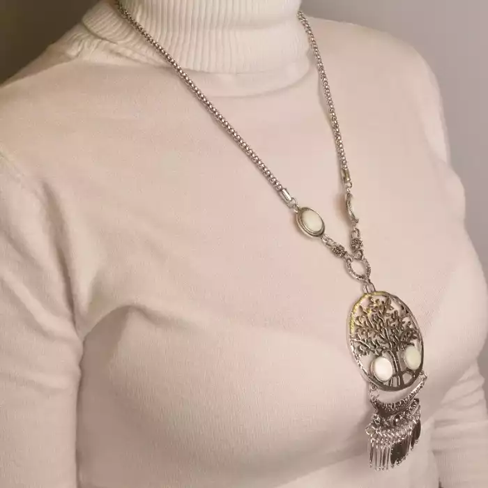 🏷️️ Підвіска дерево Перламутр 50 см ss_33468