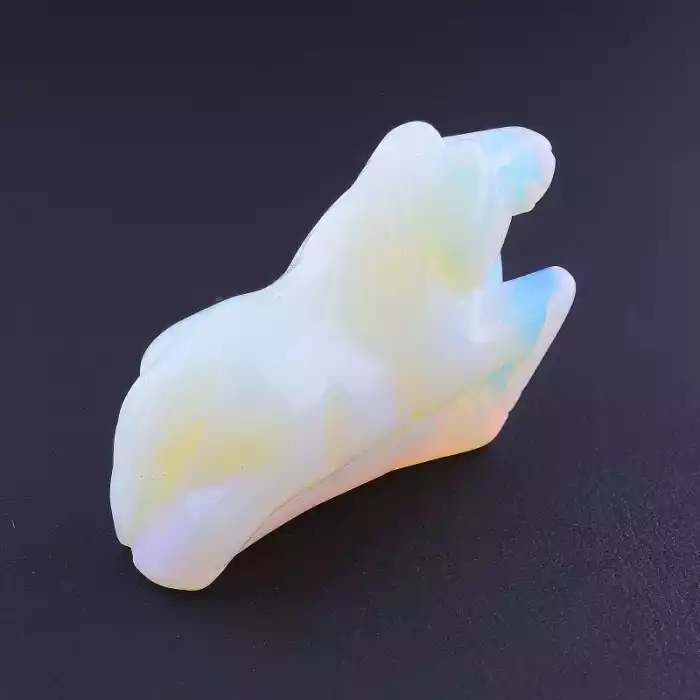 🏷️️ Кінь Місячний камінь 50х20х35 мм ss_13369