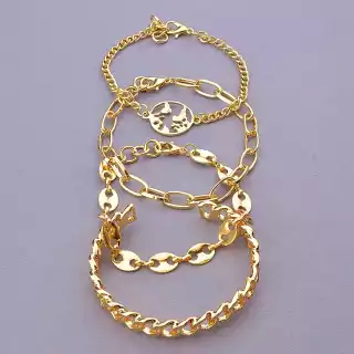 Браслет з карабіном Fashion 19 см