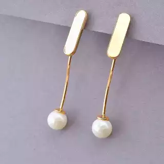 Сережки пусети Xuping (позолота 18к)