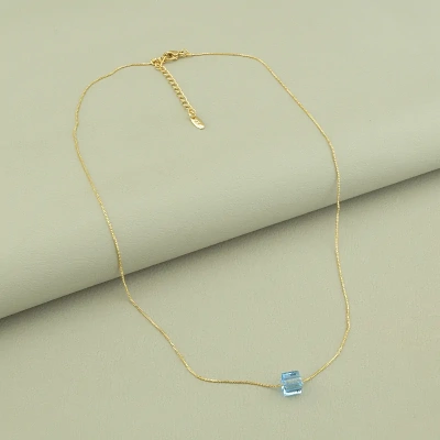 Підвіска 'XUPING' Swarovski 43 см. (позолота 18к)