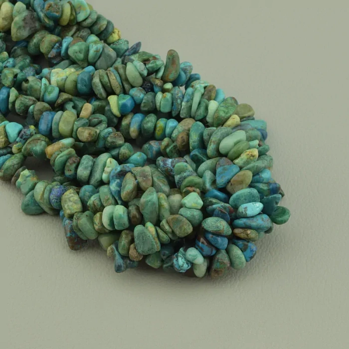 🏷️️ Нитка Хризоколла 39 см. (без замка) ss_93611