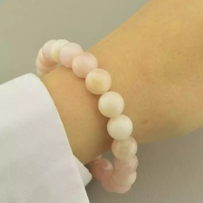 🏷️️ Браслет резинка Морганіт 20 см. ss_101321