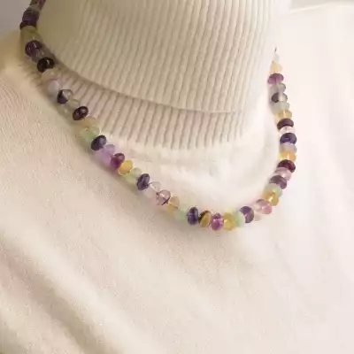 🏷️️ Намисто Флюорит 48 см. F-94078