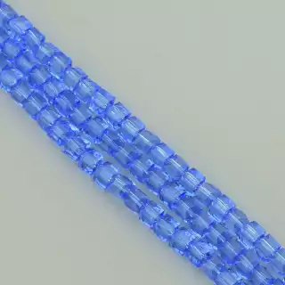 Намистини Чеський кришталь 57 см. (без застібки) на нитці з гранями