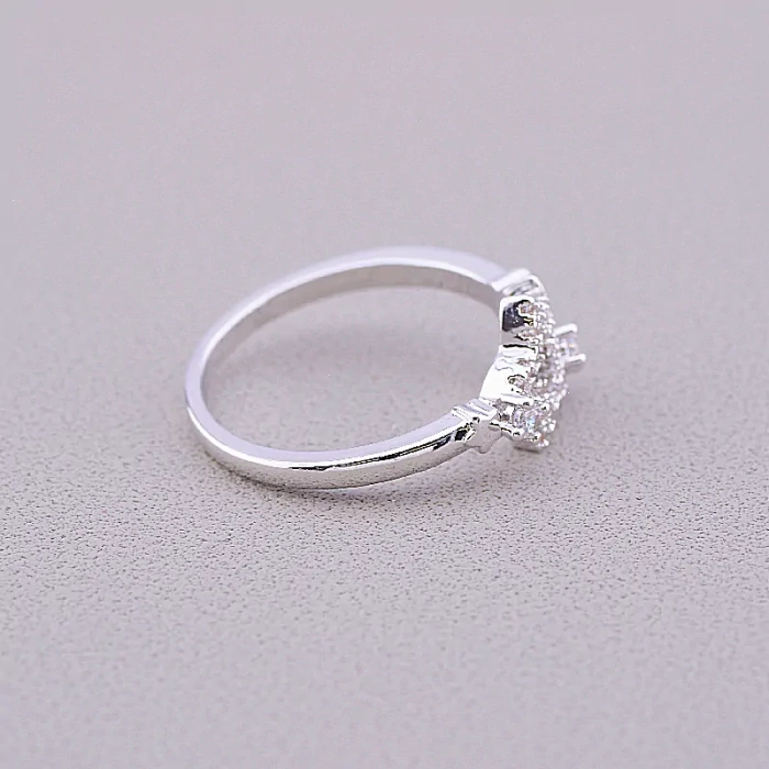 🏷️️ Каблучка зірка Big Dipper Фіаніт (родій) ss_54996