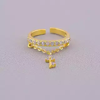 Каблучка роз'ємна FJ Сrystal