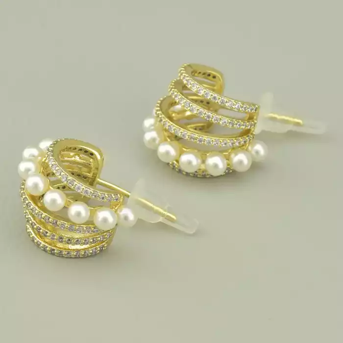 🏷️️ Сережки модні пусети Xuping Майорка (позолота 18к лимонна) ss_95774