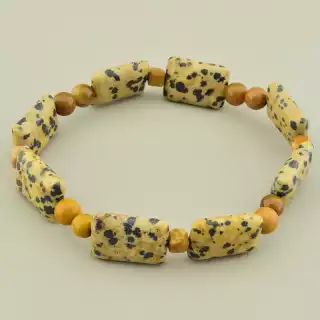 Браслет на резинці Яшма 19 см