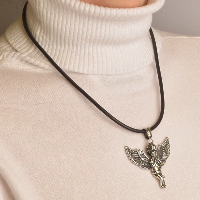 🏷️️ Підвіска ангел медична сталь 316L 44 см ss_70513