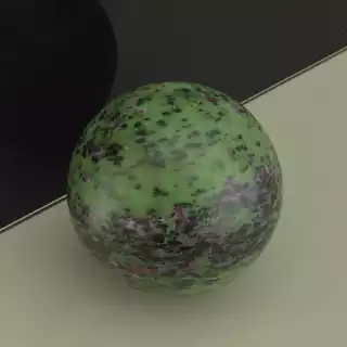 Куля Цоїзит 74x74 756, 5 г.