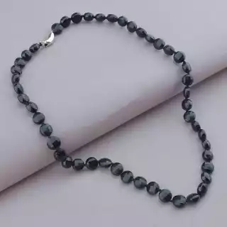 Намисто коротке Турмалін срібло (925) 44 см