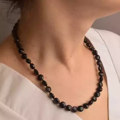 🏷️️ Намисто коротке Турмалін срібло (925) 44 см F-106243