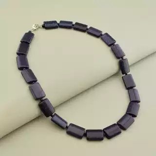 Намисто прямокутне Каїрська ніч 45 см