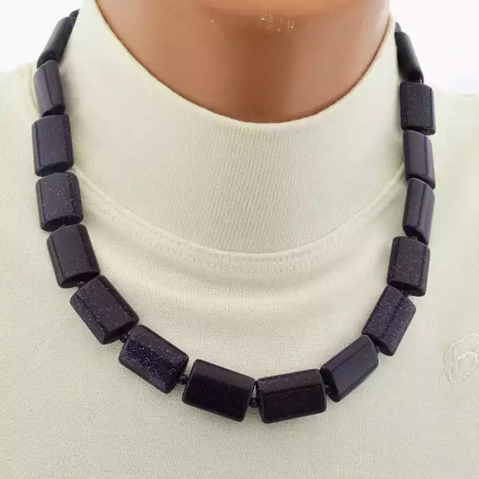 🏷️️ Намисто Каїрська ніч 45 см ss_106452