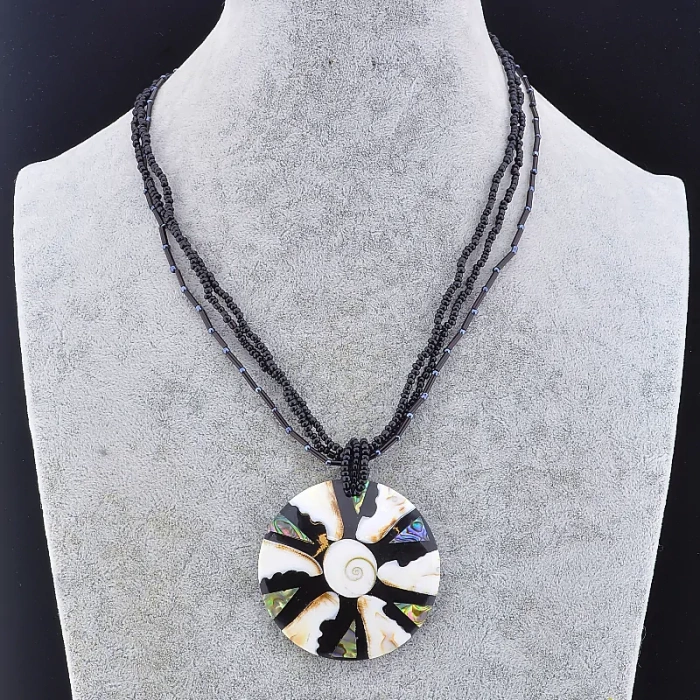 🏷️️ Підвіска Перламутр, Галіотіс 46 см. ss_92153