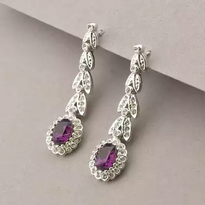 🏷️️ Набір (4предмети) Winniana Фіаніт 40 см. (родій) F-92555