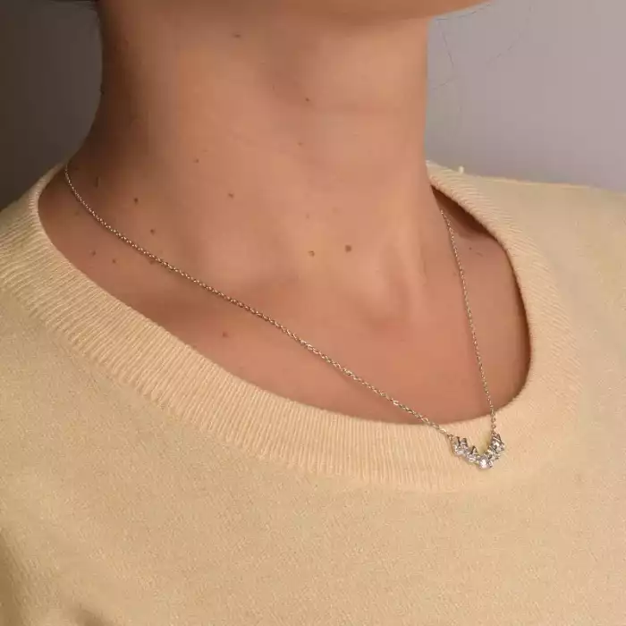 🏷️️ Підвіска Saiya Сrystal 42 см (родій) ss_85681