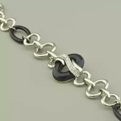 🏷️️ Браслет петля Abella Фіаніт 20 см. F-93736