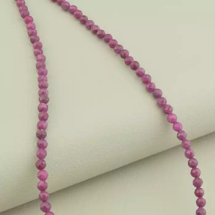 🏷️️ Підвіска Рубін срібло (925 проба) 41 см. ss_101822