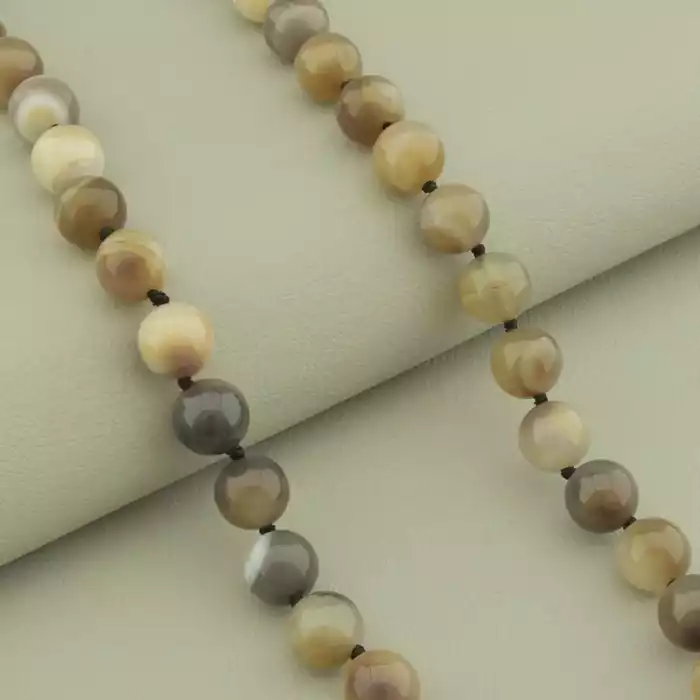 🏷️️ Намисто Агат 47 см. ss_102222