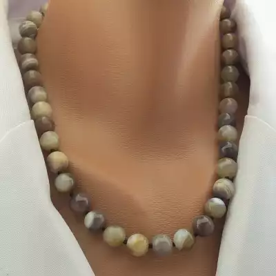 🏷️️ Намисто Агат 47 см. F-102222