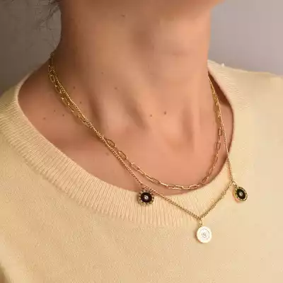 🏷️️ Підвіска Xuping емаль 40 см (позолота 14k лимонна) F-96469