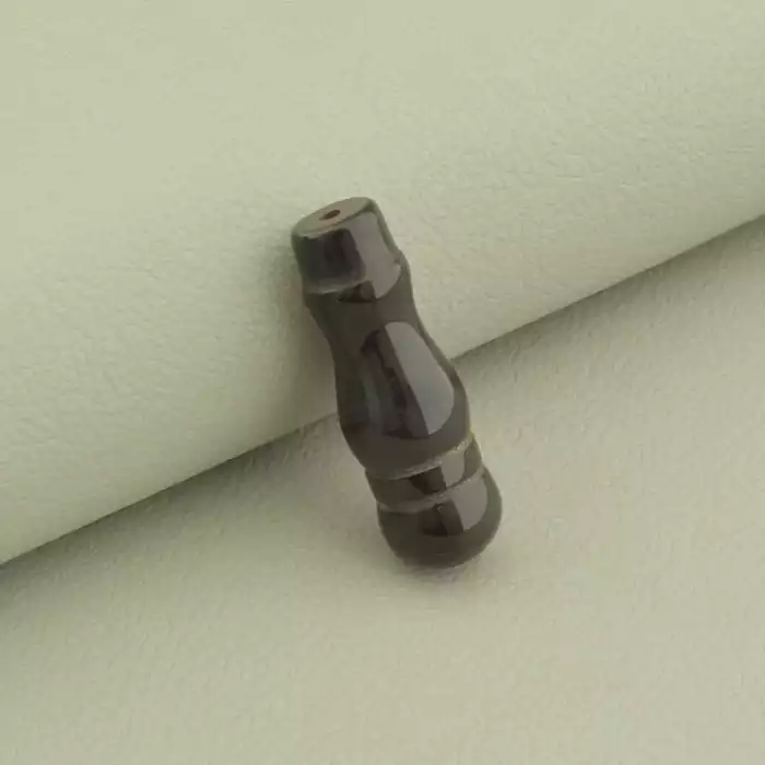 🏷️️ Вставка агат (30х10 мм, чорний, коричневий, можлива різниця з фото) ss_105020