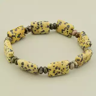 Браслет на резинці Яшма 17 см