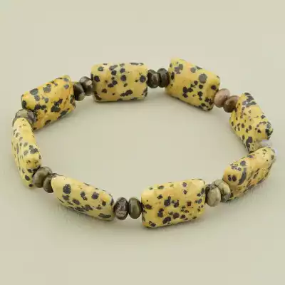 Браслет на резинці Яшма 17 см