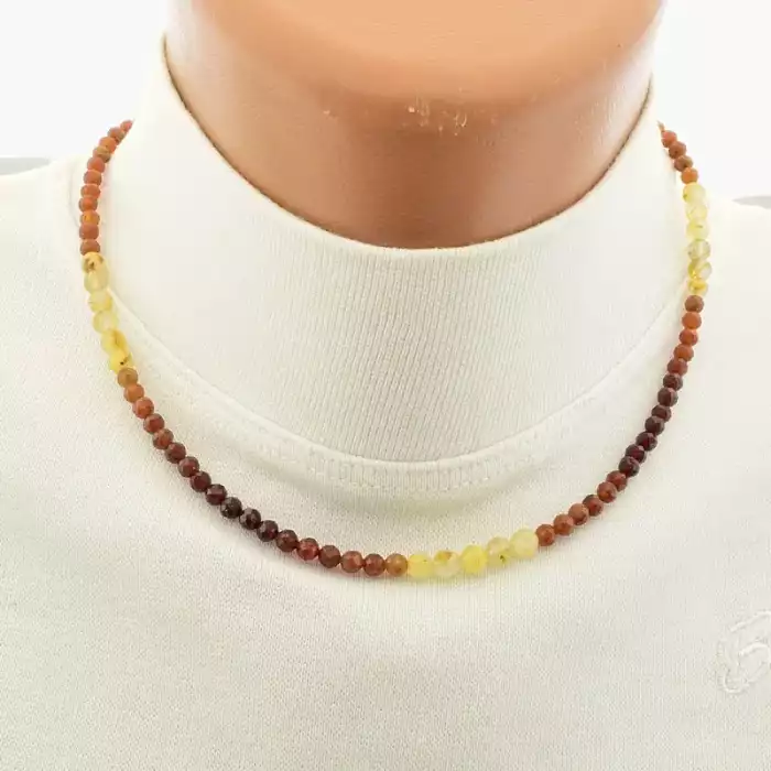 🏷️️ Підвіска Волосатик, Гранат 41 см срібло (925) ss_105738