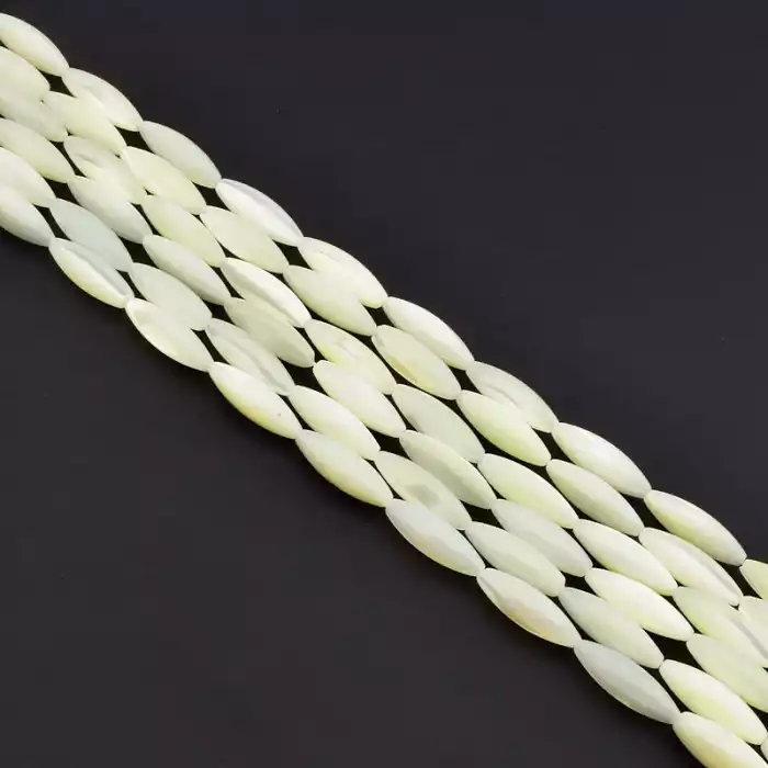 🏷️️ Намистини Перламутр 39 см (без застібки) F-106453