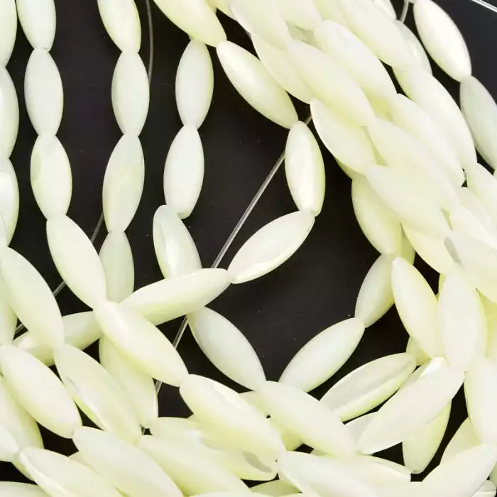 🏷️️ Намистини Перламутр 39 см (без застібки) F-106453