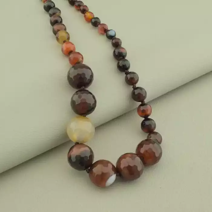 🏷️️ Намисто Сердолік 58 см. ss_99138