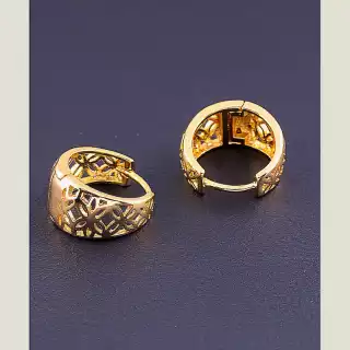 Сережки кільця Xuping (позолота 18к)