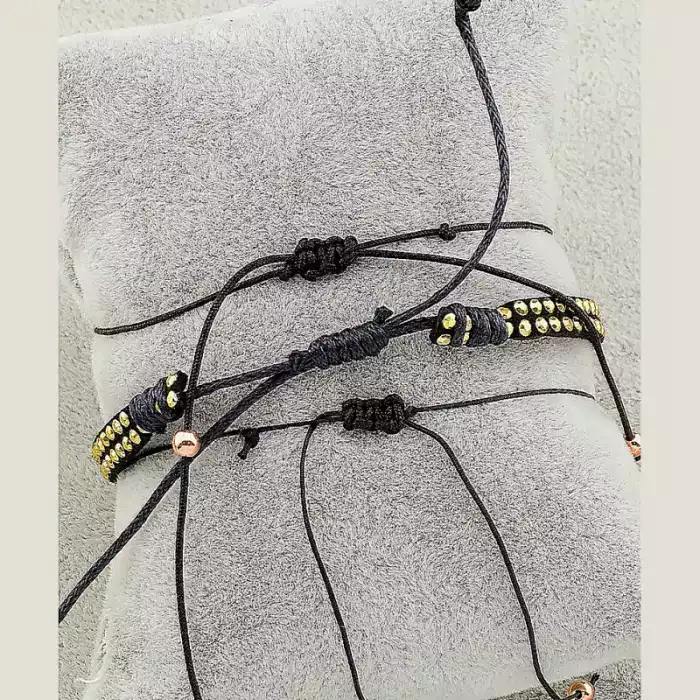 🏷️️ Браслет регульований Fashion Чеський кришталь 17 см ss_50266